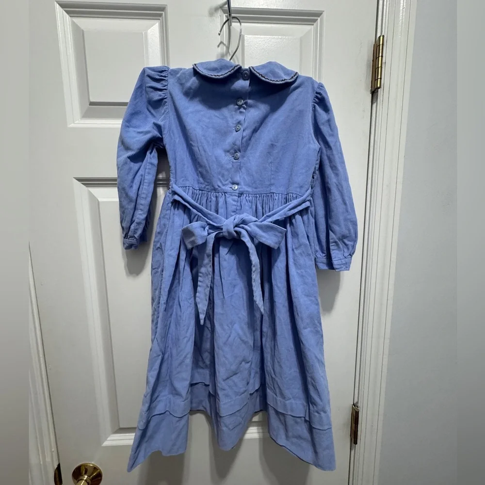 Vive la fete size 5 light corduroy smocked dress